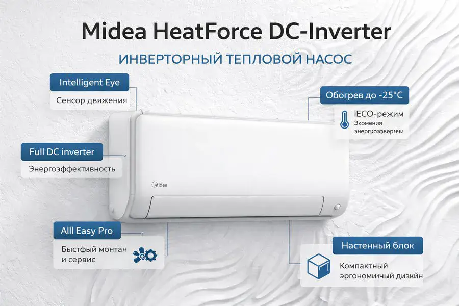 Кондиционер Midea HeatForce